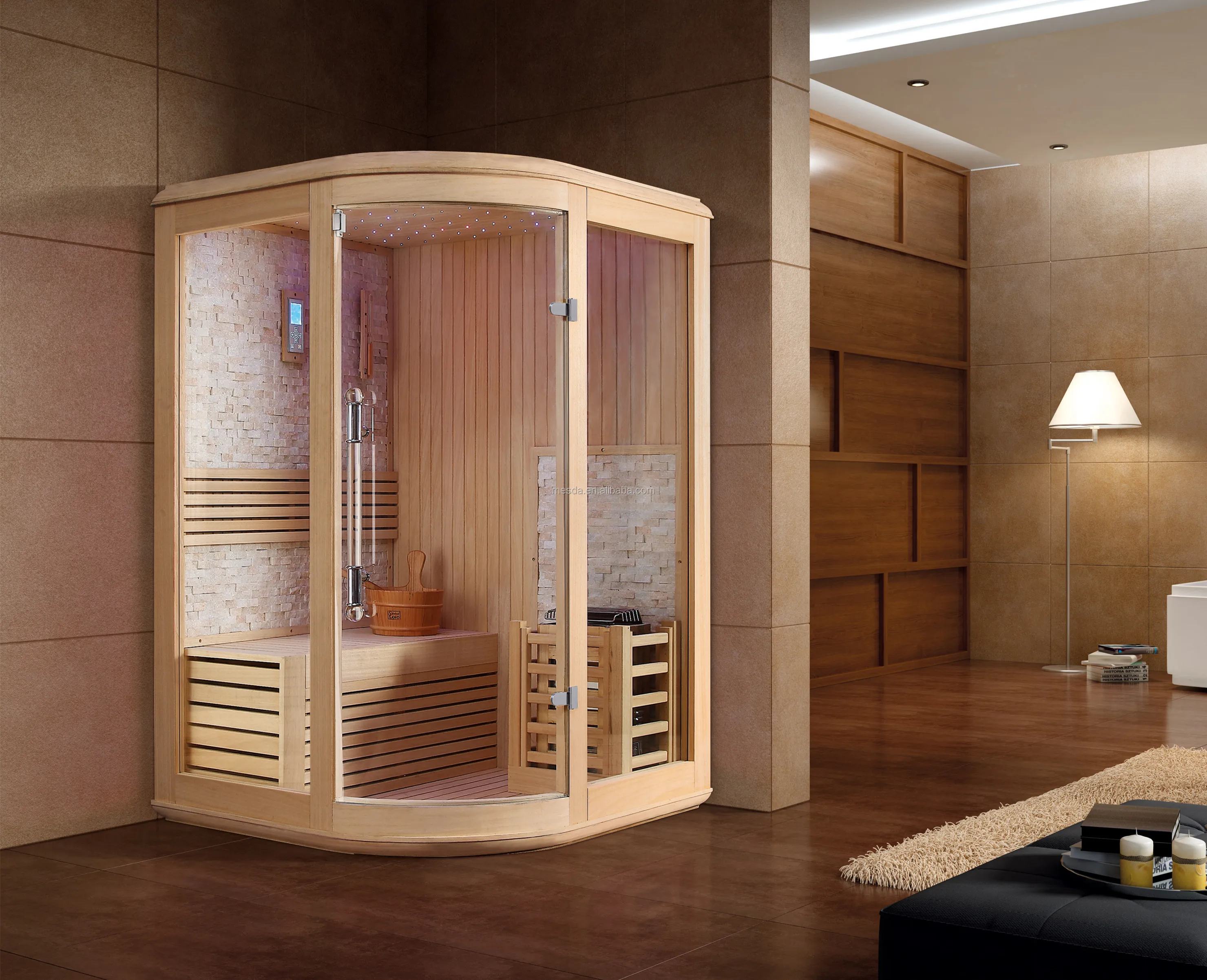 sauna in living room