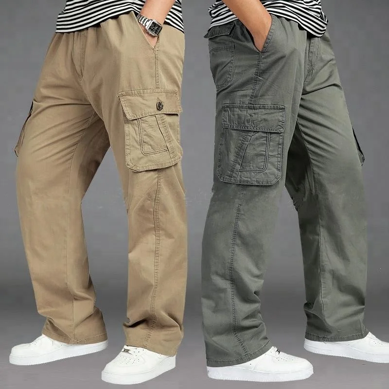 Hip Hop Boy Multi-pocket Elastic Waist Design Harem Pant Men Streetwear  Punk Trousers Jogger Male Dancing Black Cargo Pants | Fruugo KR