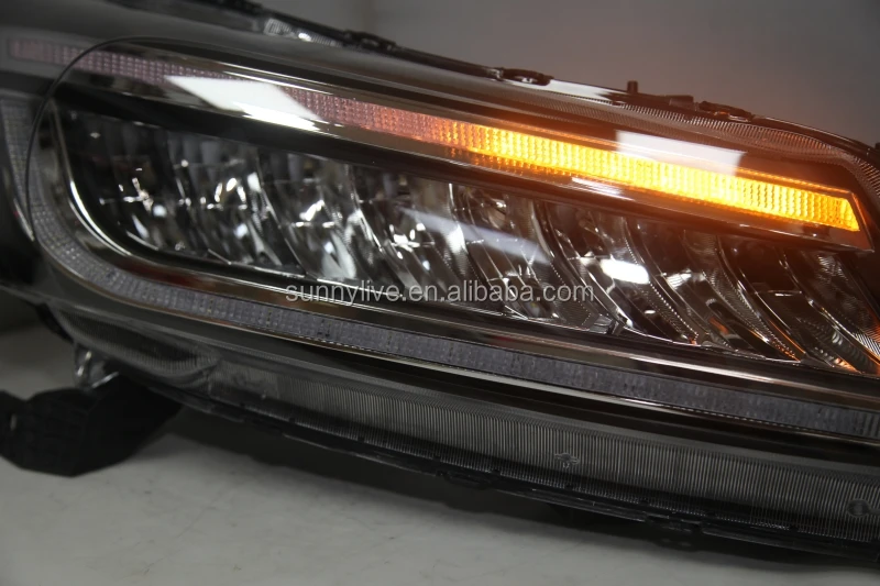 white and blue LED drl  head lamp For HONDA for Accord 2008-2012