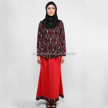  2021  New Design Malaysia Baju  Kurung Hotsale Muslim Dress 