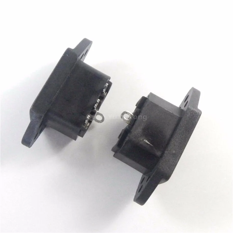 XD-102 Black Ac Power Electrical Socket - Reliable & Durable