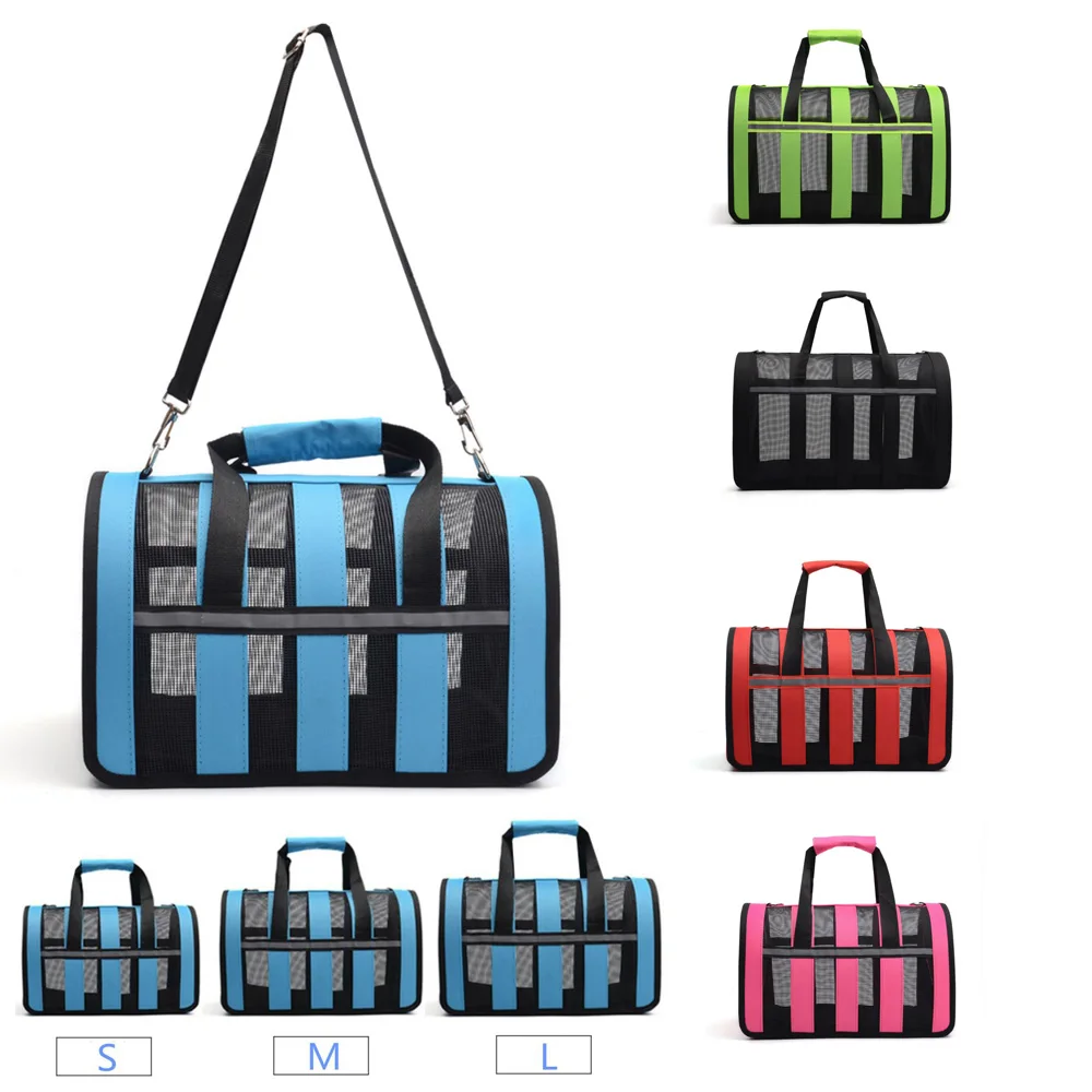 High Quality Breathable Stable Foldable Dog Carrier Soft Sided Pet