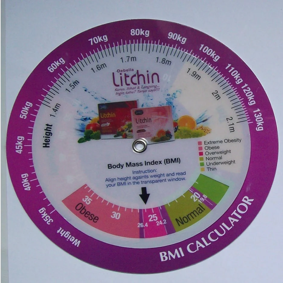 Round Shape Medical Bmi Body Calculator Wheel Buy Round
