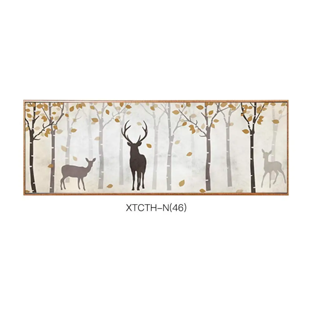 STTS 2018 living room decorative painting, animal bedside painting, horizontal version of bedroom painting, living room sofa background decorative painting, mural