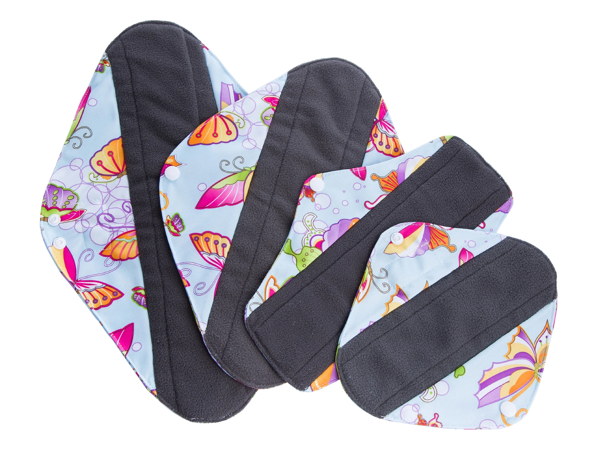 Reusable Washable Menstrual Pad Bamboo Charcoal Reusable Napkin