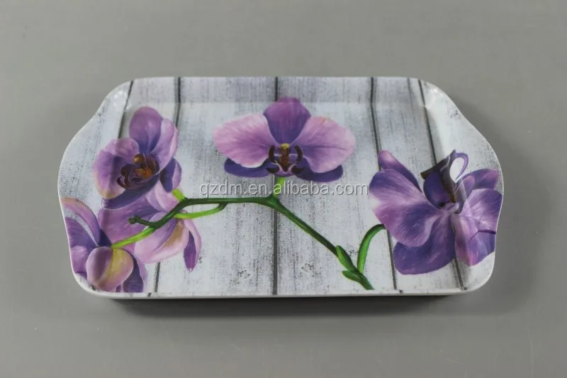 21X14CM inch Melamine Kids tray ,Melamine Tea tray