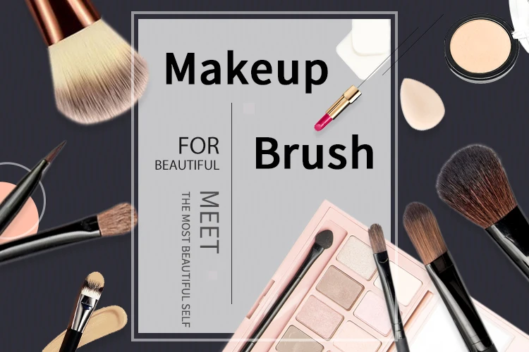 Fast Delivery High Quality Flat Foundation Makeup Brush Set Private Label
