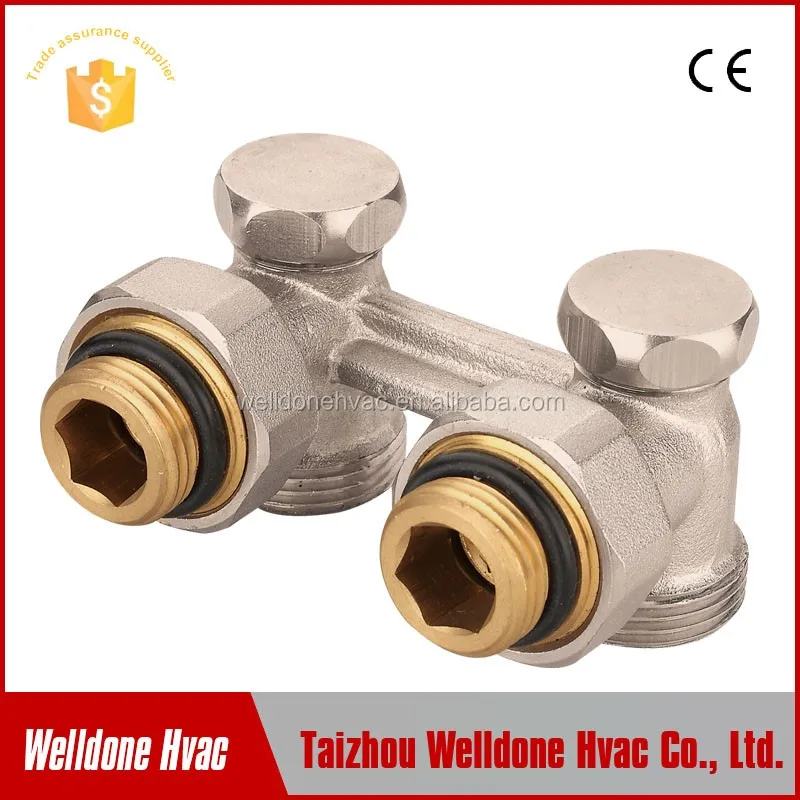 Uk Bidirectional Brass Thermostatic Radiator Valve For Home Heating