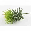 Home supplies tropical leaves green artificial plastiec green Pin needles leaf bonsai tree