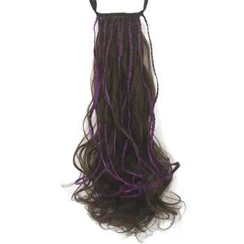 Women Lady Girl Curly Hairpiece Ponytail Hair Extension Curly