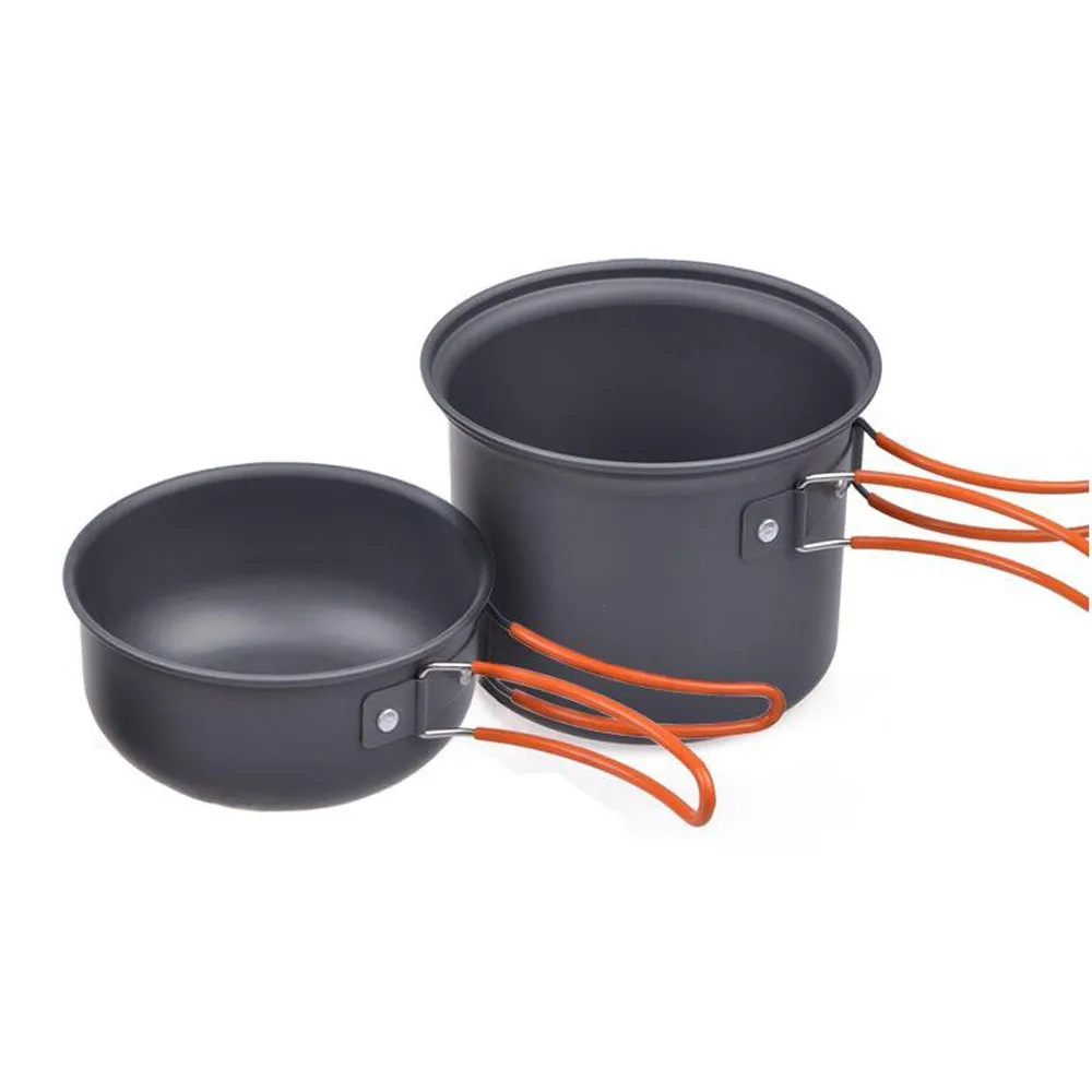 orange camping accessories