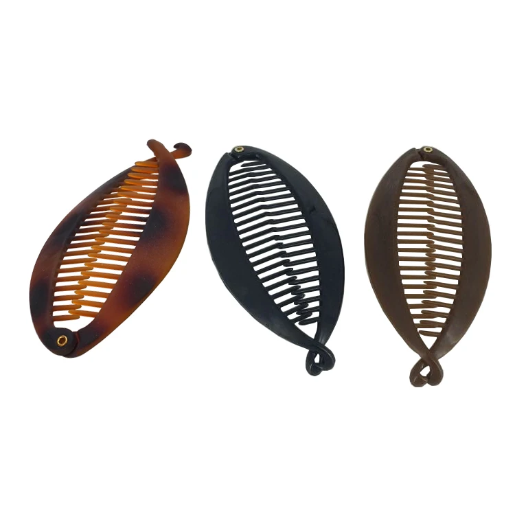 french styles tortoise hair clips