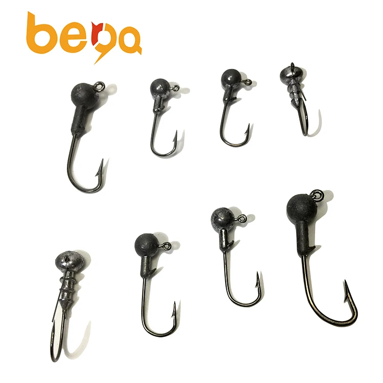 5924 Commercial Fishing Hook Making Jig Head Hook Various Fishing Gear Jig Hooks Round Swing Jig