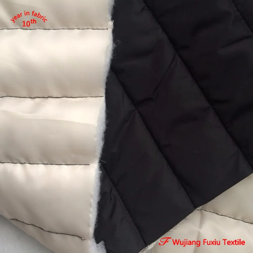 190t Polyester Taffeta Double Sided Quilted Fabric Waterproof Wujiang ...