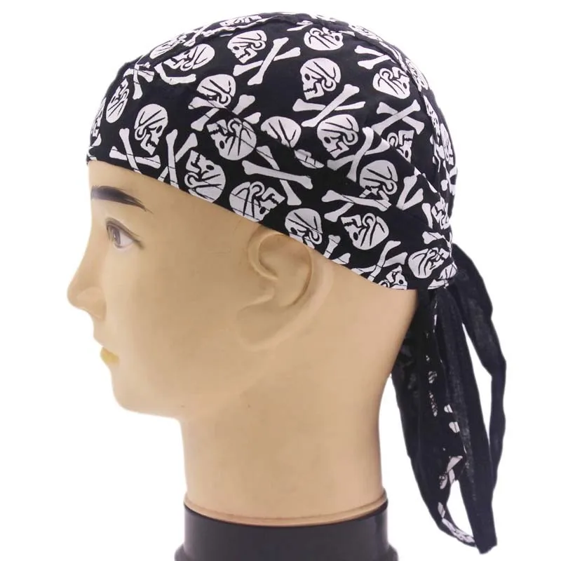 biker skull caps