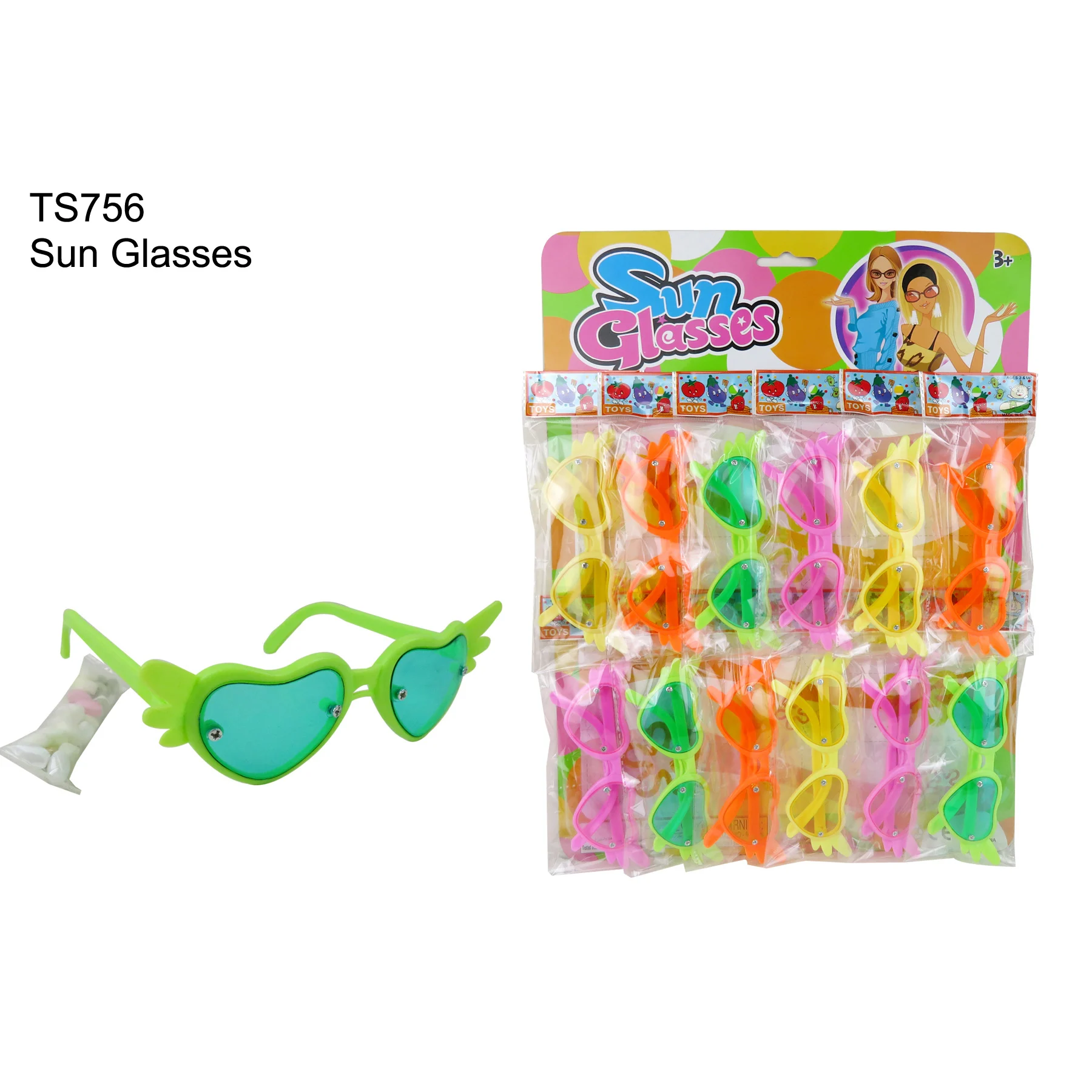 plastic play glasses