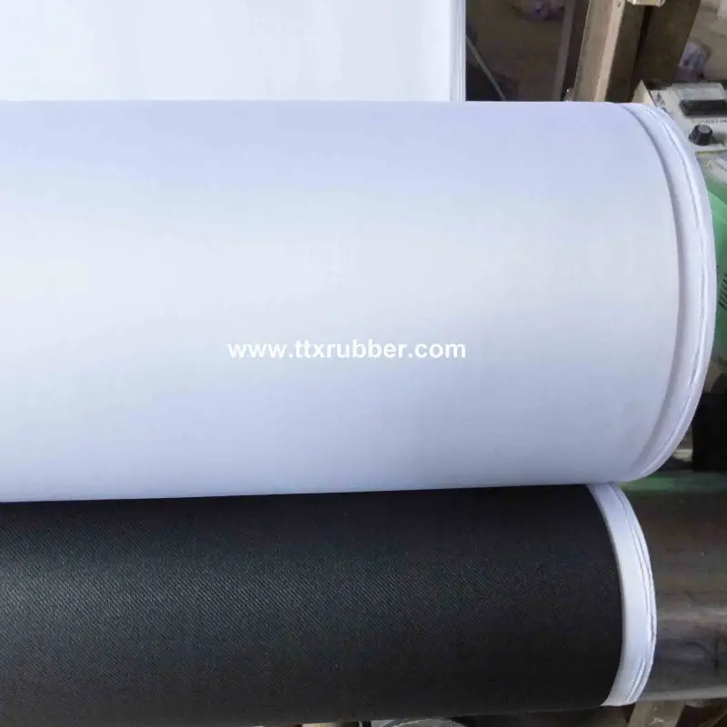 White Fabric Top Natural Foam Rubber Mouse Mat Roll Material Blank