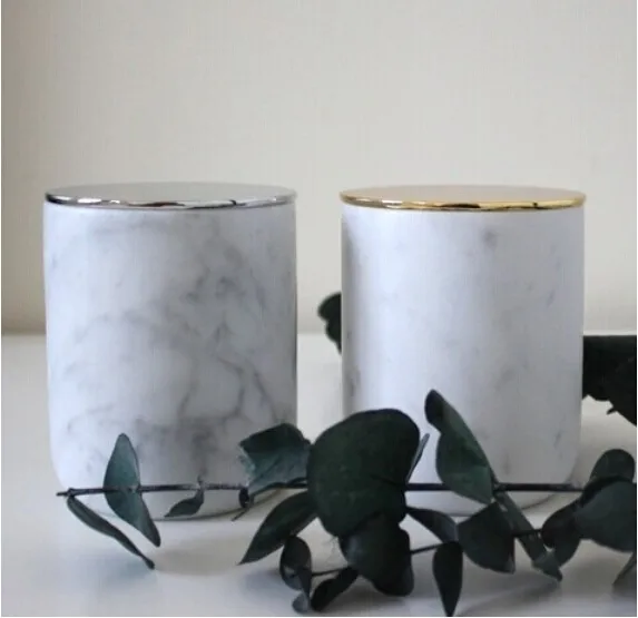 Decorative Marble Candle Jars With Lid For Candle Making Buy Marble