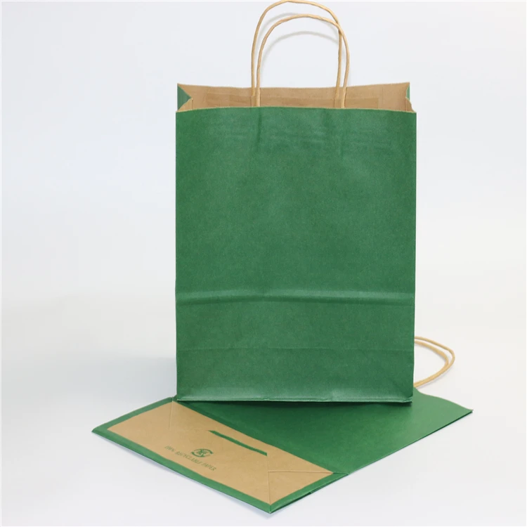 green kraft bolsas