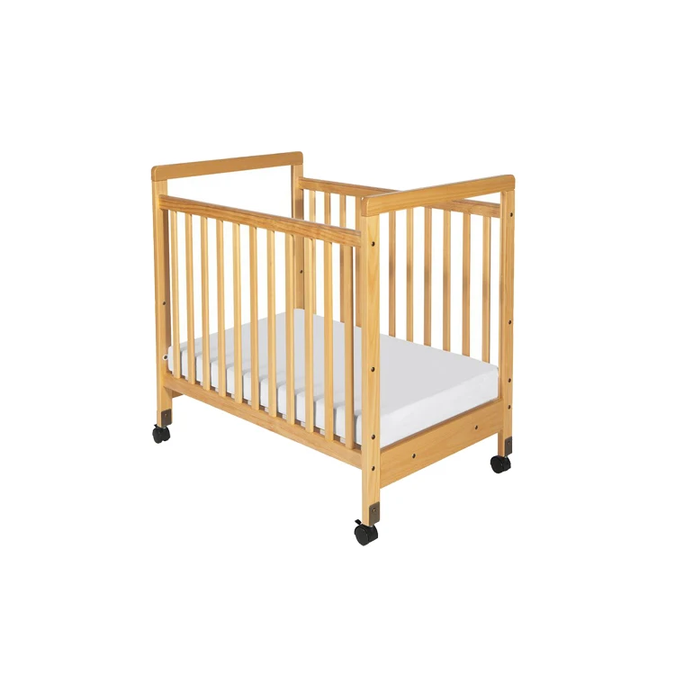 High Quality Cheapest Solid Pine Wood Baby Cot / Baby Crib / Baby Bed