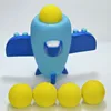 squeeze toy aircrafts popper toy soft gun airplane-style for kids' indoor play eva ball shooter