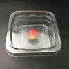 4oz 8oz 12oz High Quality square PET Plastic small box packaging