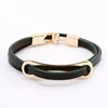 2019 leather Bracelets jewelry simple double punk collar retro Bangles accessories