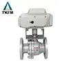 ss 316 stainless automatic self closing electric ptfe lined float food grade ball valve
