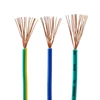 PVC insulation BVR flexible copper multi stranded electric wire single core strand copper electrical wire