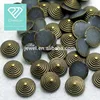 Helicoid Hot Fix Copper Studs Metal Setting Patch Hat For Garments