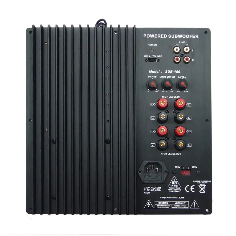 home amplifier for subwoofer