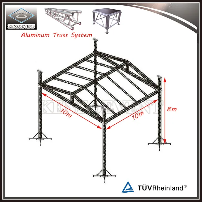 400x400mm spigot beam truss 290mm truss pillar with lift tower