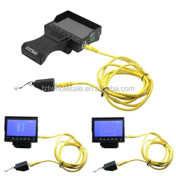 4.3/" LCD Monitor Video//Audio//UTP Test CCTV Tester DC 12V Output Security Camera