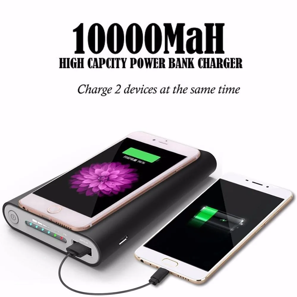 Portable Battery 10000mah Mini Qi Fast Wireless Charger Power Bank For