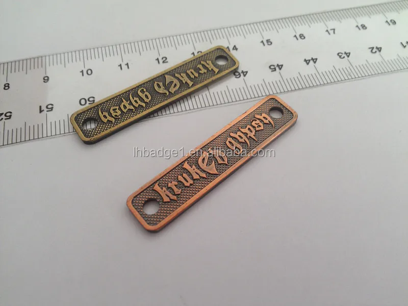 Various Custom Engraved Metal Jewelry Tags,Stamped Logo Charms Pendant