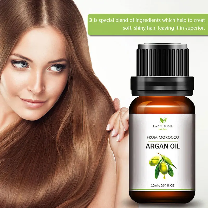 Lanthome Organic 100% Pure Scalp Treatment Morroco Argan Hair Care Essential Oil
