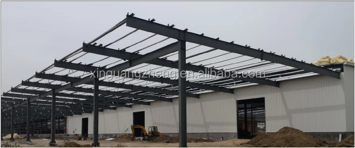 prefab plant steel structure frame warehouse