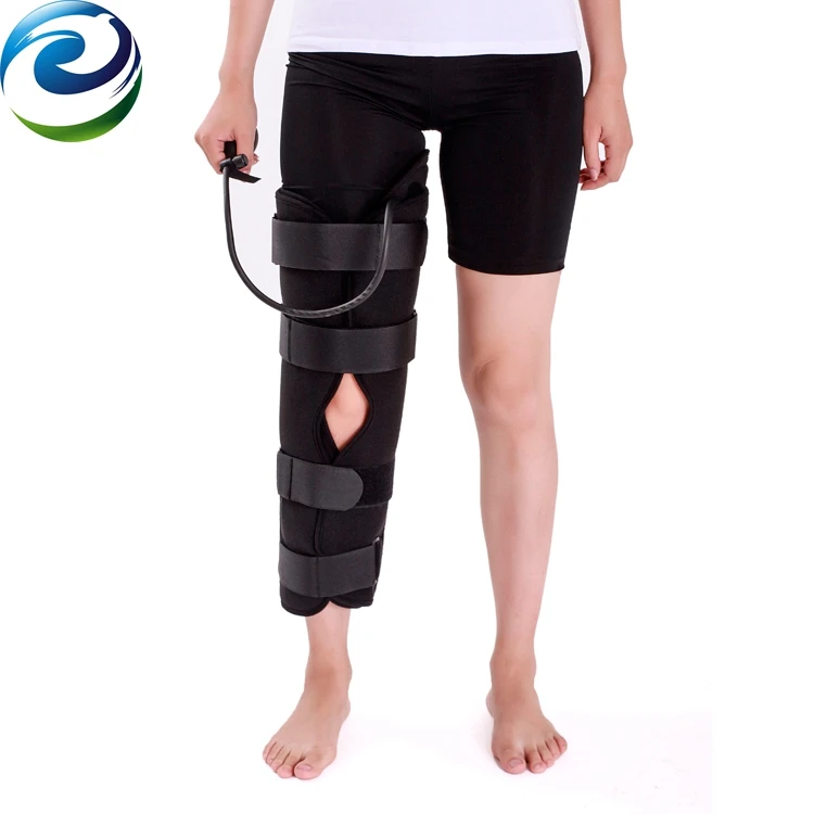 sleep with knee compression sleeve