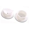 Plastic White Wardrobe Closet Rod Holder