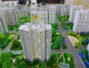 N scale architecture model making with trees for urban planning