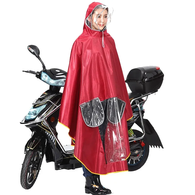 Woman Motorcycle Riding Raincoat Waterproof Rain Poncho For Adult - Buy ...