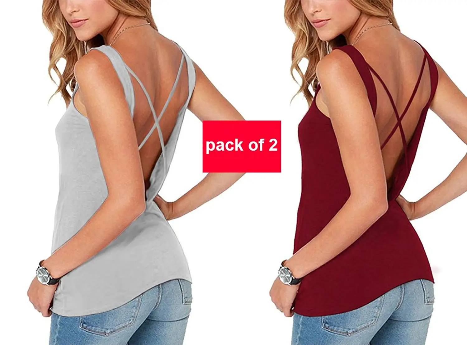 open back yoga tank