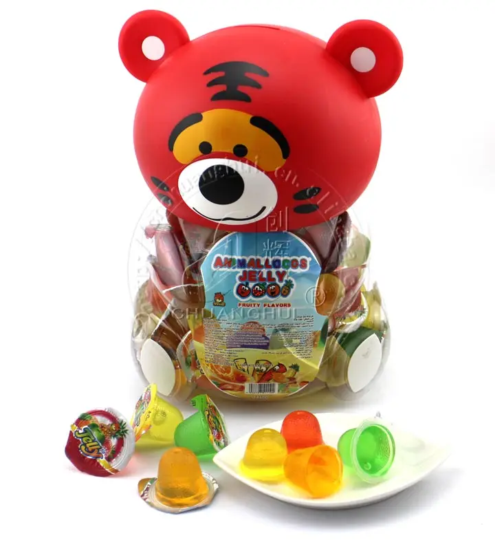 Cartoon Tiger Jar Jelly Candy In Tiger Cup Buy Tiger Jar Jelly,Jelly