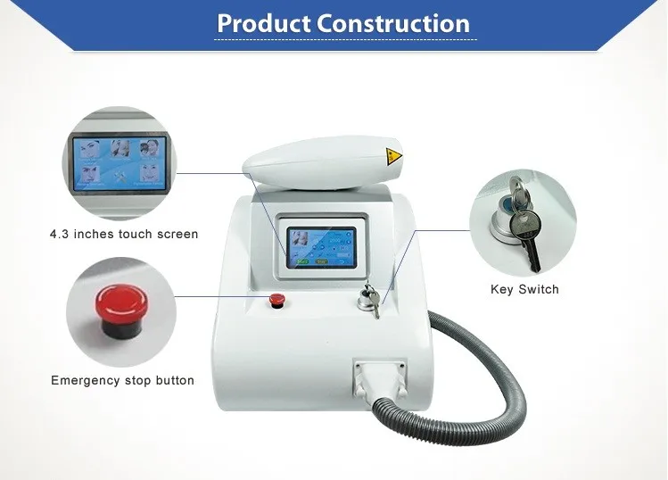 2000mj Nd yag laser tattoo removal machine price with CE