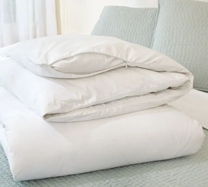 duvet cover with zipper and corner ties