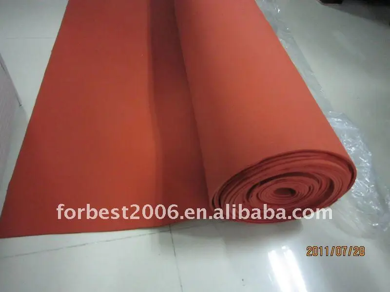 High Density Sponge Sheet Silicone Rubber Foam Sheet In Rolls