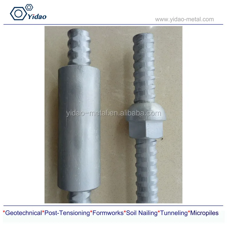 HDG surface M25 anchor coupler , HDG Anchor Bolt Coupler,anchor nut for