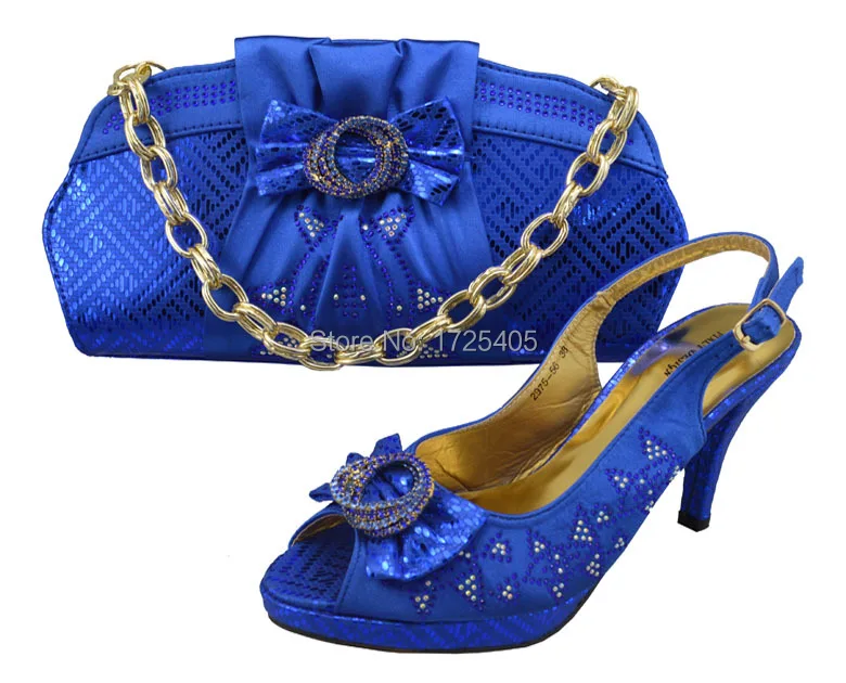 cobalt shoes and matching bag