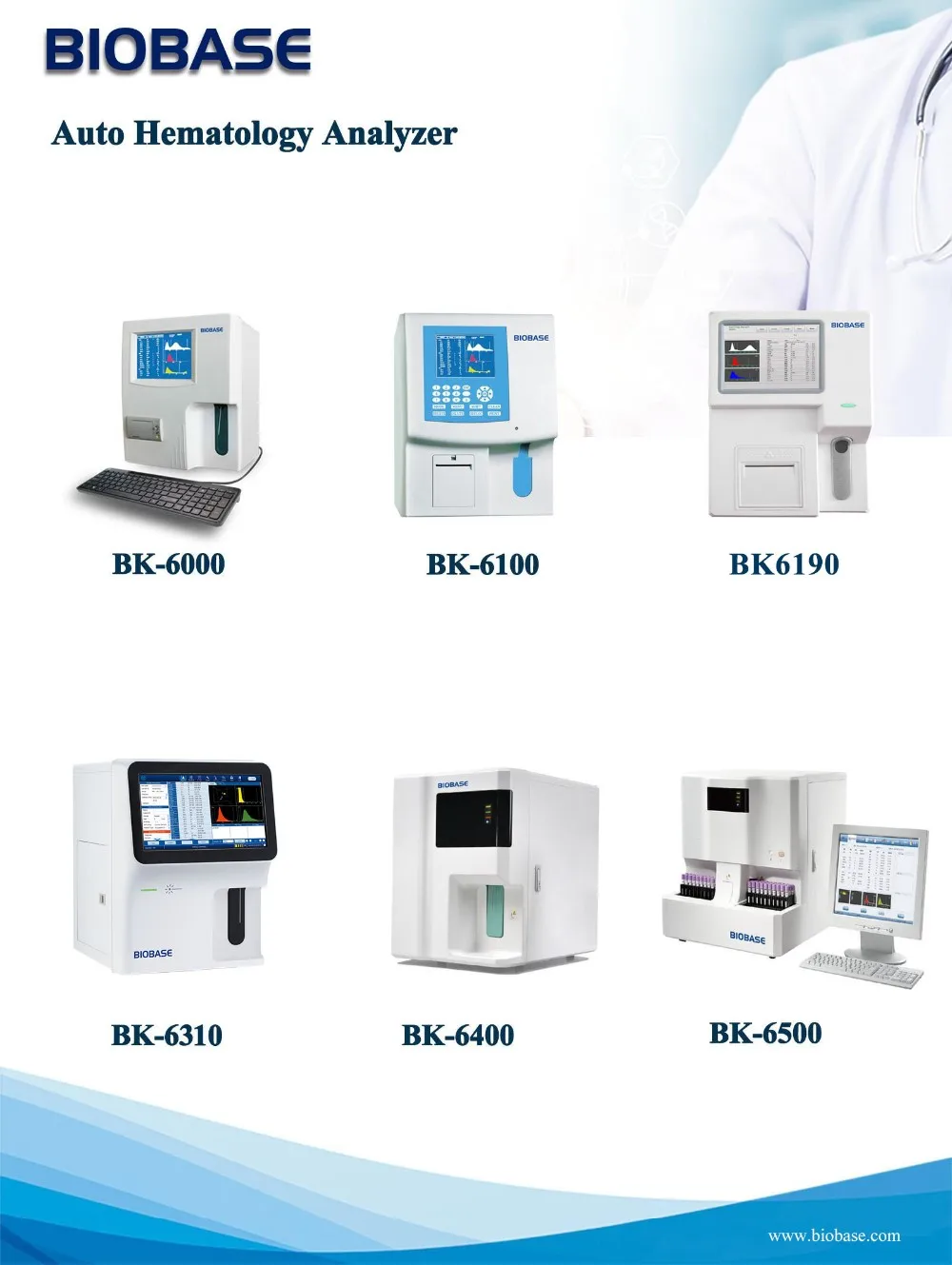 2019 Biobase Hot Sale Bk6100 Auto 3 Part Hematology Analyzer - Buy ...