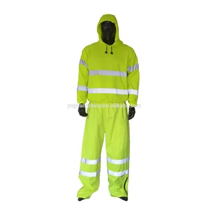 Fluo Yellow High Visibility Reflective Safety Jacket Fluo Yellow High Visibility Reflective Safety Jacket